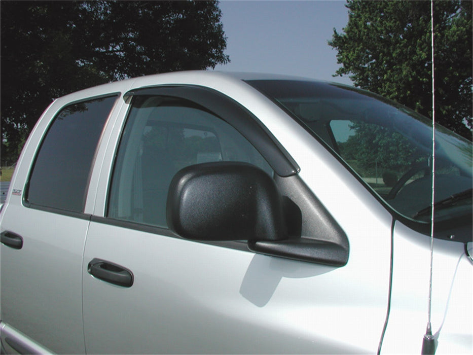 Stampede 6158-2 Tape-Onz™ Sidewind Deflector 4 pc.; Smoke; - Truck Part Superstore