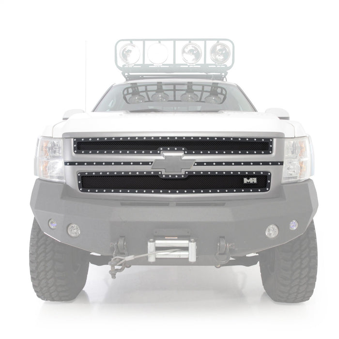 Smittybilt 615820 M1 S/S Wire Mesh Grille 07.5-10 Silverado 2500/3500 HD Black Smittybilt - Truck Part Superstore