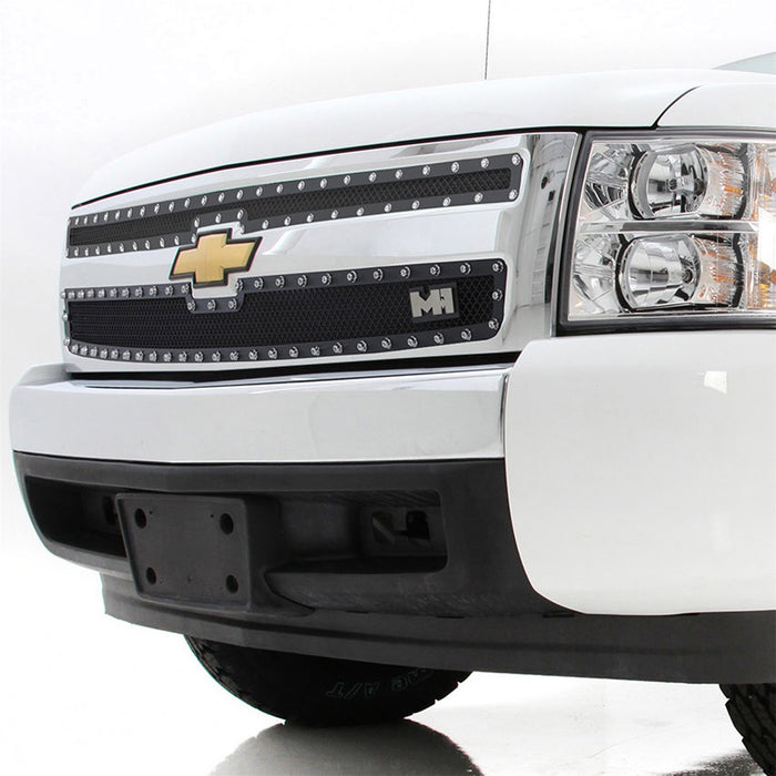 Smittybilt 615821 M1 S/S Wire Mesh Grille 07.5-13 Silverado 1500 HD Black Smittybilt - Truck Part Superstore
