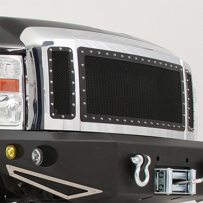 Smittybilt 615830 M1 S/S Wire Mesh Grille 08-10 F250/F350 Super Duty Black Smittybilt - Truck Part Superstore