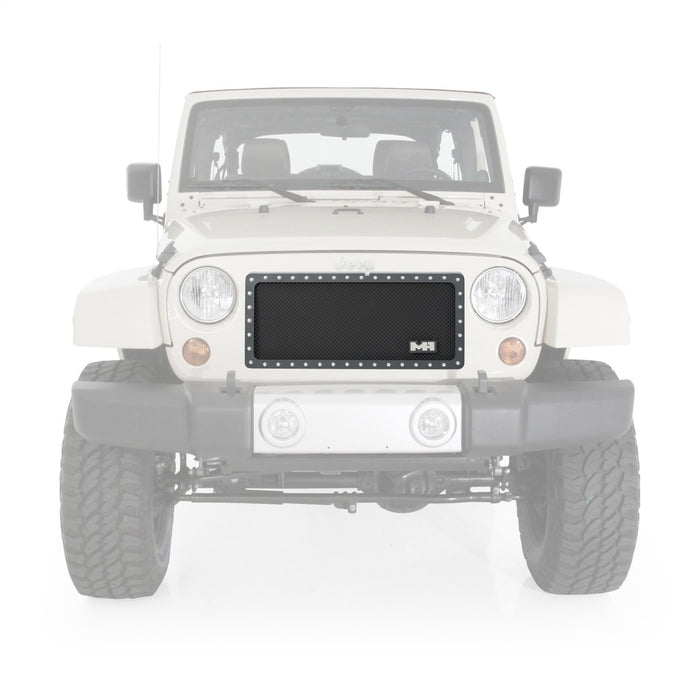 Smittybilt 615850 M1 S/S Wire Mesh Grille 07-18 Wrangler JK Black Smittybilt - Truck Part Superstore