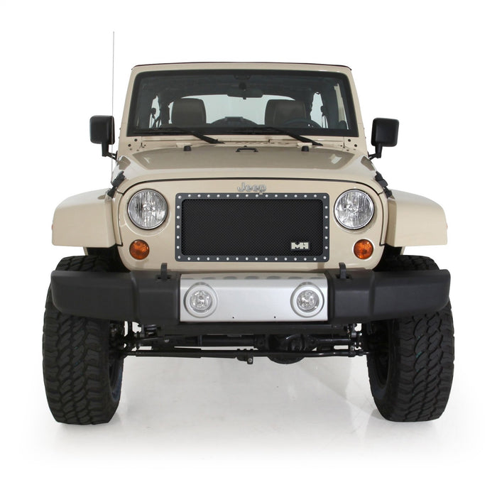Smittybilt 615850 M1 S/S Wire Mesh Grille 07-18 Wrangler JK Black Smittybilt - Truck Part Superstore