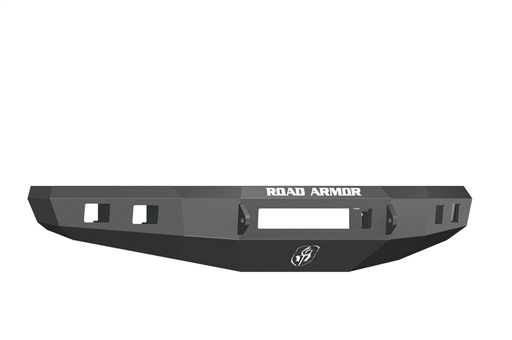 Road Armor 615R0B-NW Stealth Non-Winch Front Bumper; Steel; Satin Black; Square Fog Light Holes; - Truck Part Superstore