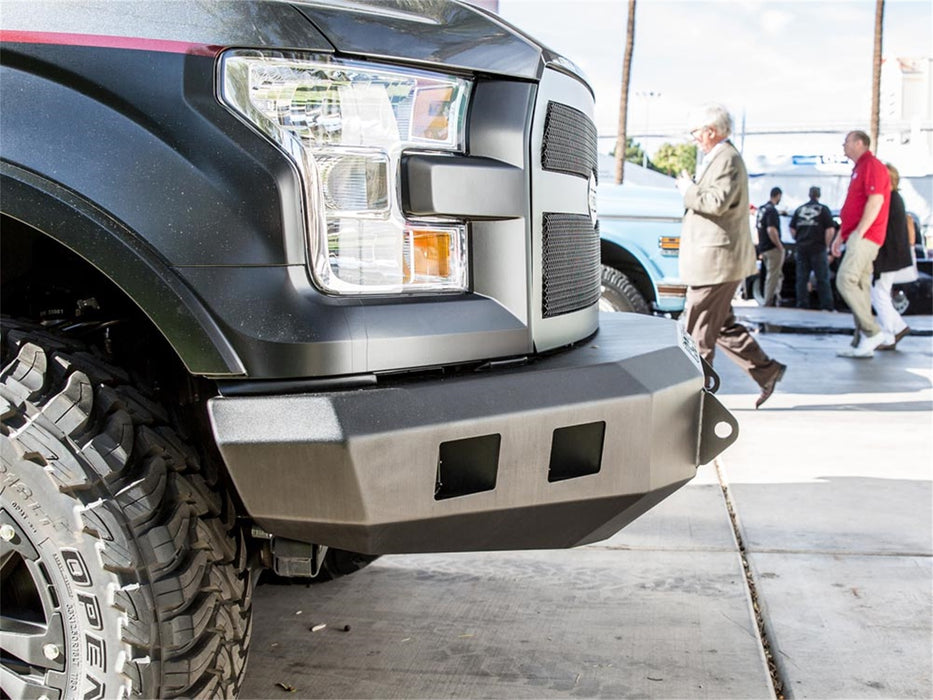 Road Armor 615R0B Stealth Winch Front Bumper; Steel; Satin Black; Square Fog Light Holes; - Truck Part Superstore