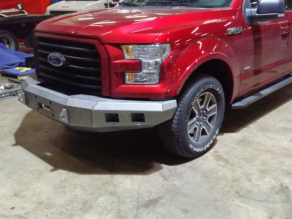 Road Armor 615R0B Stealth Winch Front Bumper; Steel; Satin Black; Square Fog Light Holes; - Truck Part Superstore