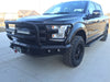 Road Armor 615R5B Stealth Winch Front Bumper; Lonestar Guard; Satin Black; Square Fog Light Holes; - Truck Part Superstore