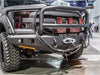 Road Armor 615R5B Stealth Winch Front Bumper; Lonestar Guard; Satin Black; Square Fog Light Holes; - Truck Part Superstore