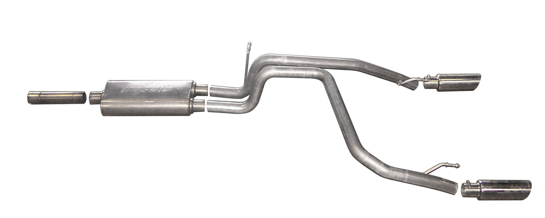 Gibson Performance Exhaust 616005 Cat-Back Dual Split Exhaust System; Stainless - Truck Part Superstore