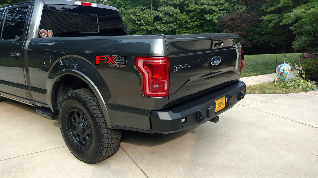 Road Armor 61600B Stealth Winch Rear Bumper; Steel; Satin Black; - Truck Part Superstore