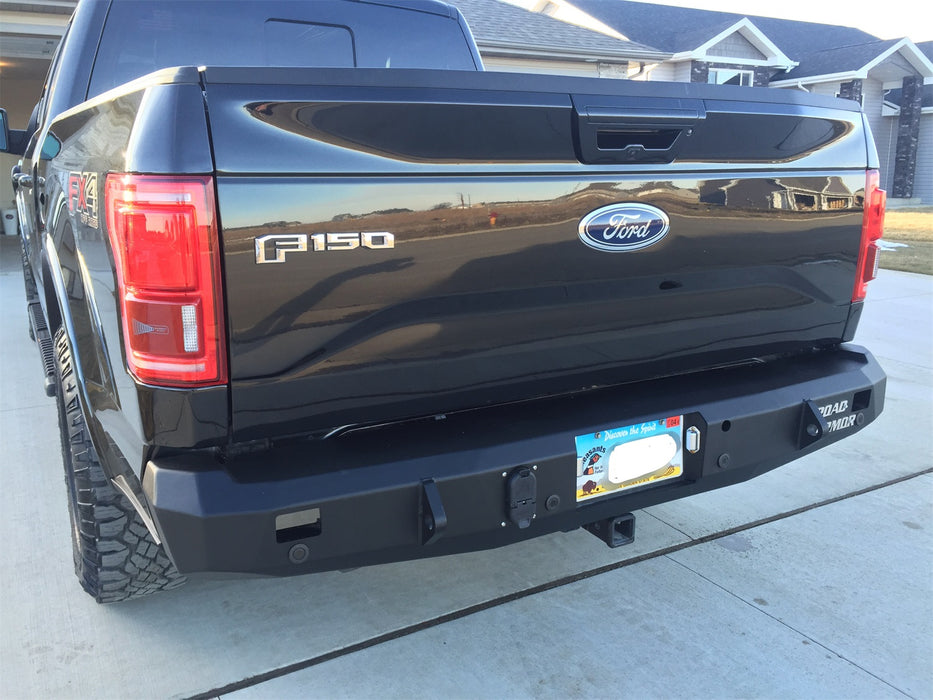 Road Armor 61600B Stealth Winch Rear Bumper; Steel; Satin Black; - Truck Part Superstore