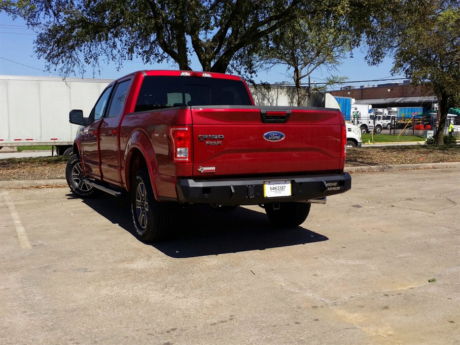 Road Armor 61600B Stealth Winch Rear Bumper; Steel; Satin Black; - Truck Part Superstore