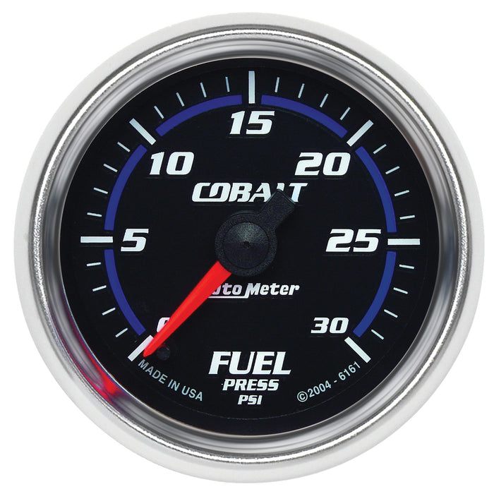 AutoMeter 6161 GAUGE; FUEL PRESSURE; 2 1/16in.; 30PSI; DIGITAL STEPPER MOTOR; COBALT - Truck Part Superstore