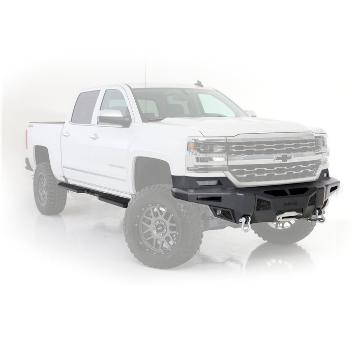 Smittybilt 616922 M1A2 Truck Side Step; w/ Hardware Included; Black powder coat finish; - Truck Part Superstore