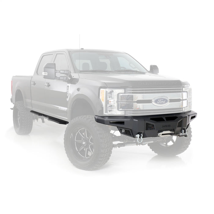 Smittybilt 616931 M1A2 Truck Side Step; Black powder coat finish; - Truck Part Superstore