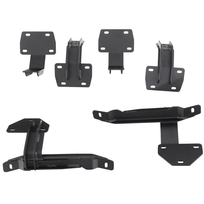 Smittybilt 616931 M1A2 Truck Side Step; Black powder coat finish; - Truck Part Superstore