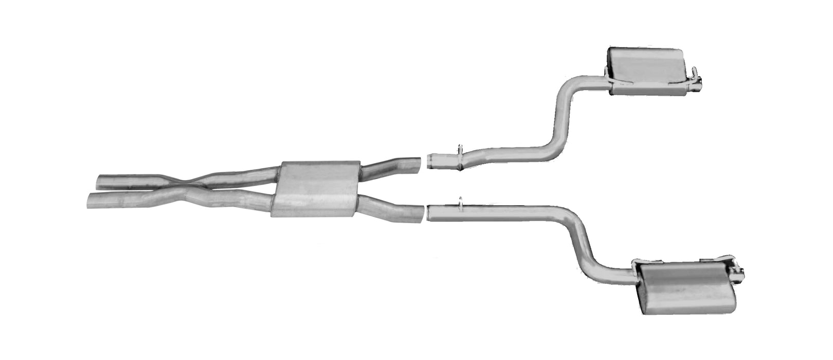 Gibson Performance Exhaust 617007 Cat-Back Dual Exhaust System; Stainless - Truck Part Superstore