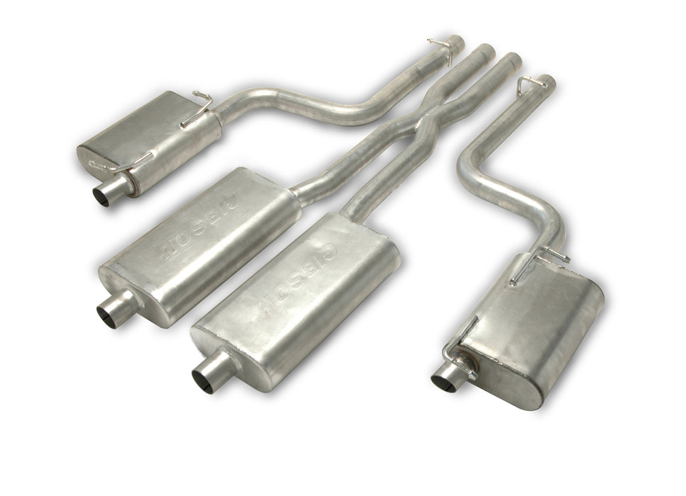 Gibson Performance Exhaust 617008 Cat-Back Dual Exhaust System; Stainless - Truck Part Superstore