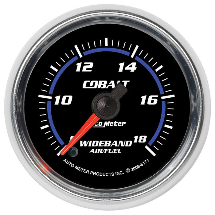 AutoMeter 6171 GAUGE; AIR/FUEL RATIO-WIDEBAND; ANALOG; 2 1/16in.; 8:1-18:1; STEPPER MOTOR; COBA - Truck Part Superstore