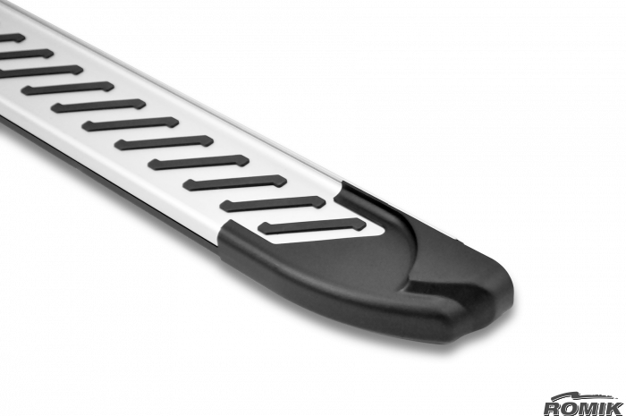 Romik 61728418 2022-Present Toyota Tundra Crew Max RAL-TS (DRP) Running Board Silver Romik - Truck Part Superstore