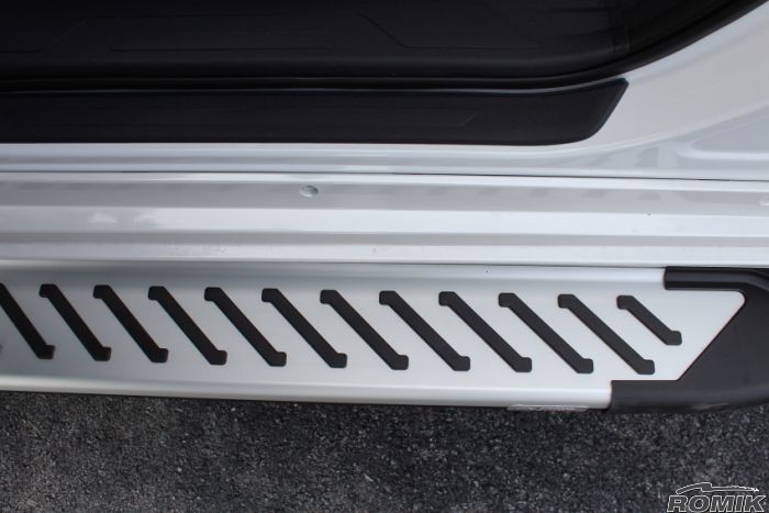 Romik 61728418 2022-Present Toyota Tundra Crew Max RAL-TS (DRP) Running Board Silver Romik - Truck Part Superstore