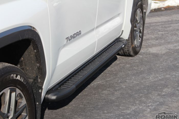 Romik 61728419 2022-Present Toyota Tundra Crew Max RAL-TB (DRP) Running Board Black Romik - Truck Part Superstore