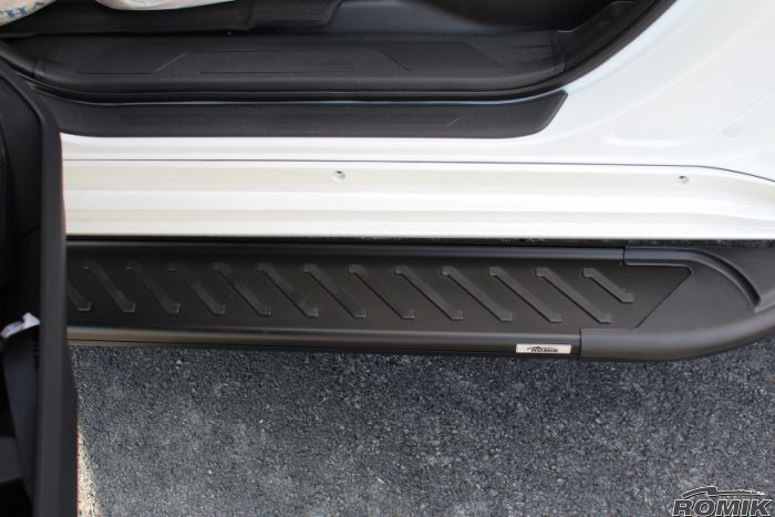 Romik 61728419 2022-Present Toyota Tundra Crew Max RAL-TB (DRP) Running Board Black Romik - Truck Part Superstore