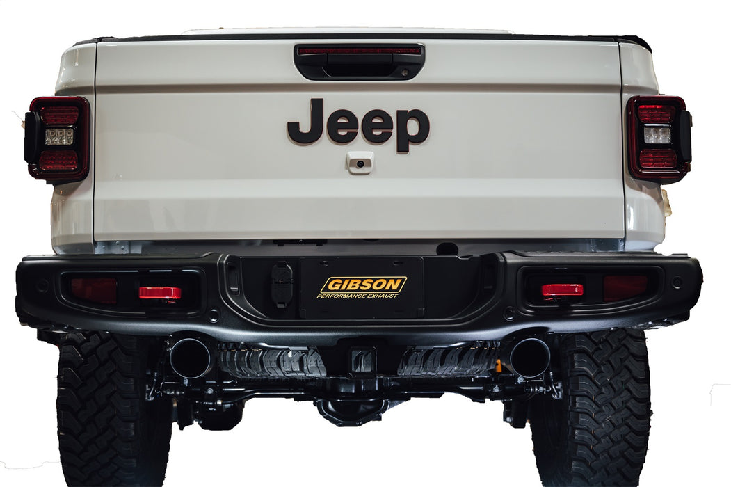 Gibson Performance Exhaust 617410B Black Elite Cat-Back Dual Split Exhaust System; Stainless - Truck Part Superstore