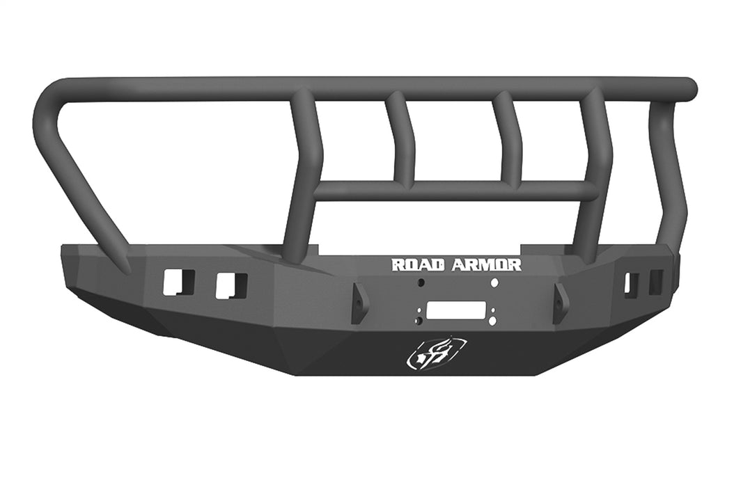 Road Armor 61742B Stealth Winch Front Bumper; Titan II Guard; Satin Black; For Wide Flare Models; - Truck Part Superstore
