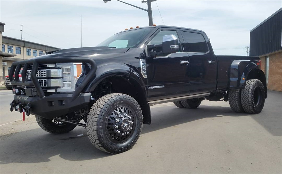 Road Armor 61742B Stealth Winch Front Bumper; Titan II Guard; Satin Black; For Wide Flare Models; - Truck Part Superstore