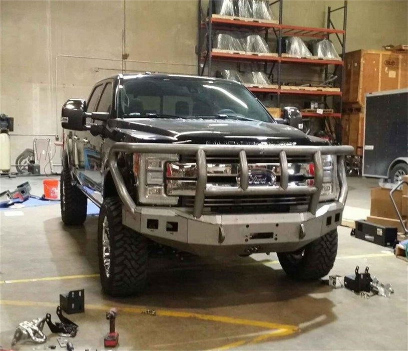 Road Armor 617F2B Stealth Winch Front Bumper; Titan II Guard; Satin Black; - Truck Part Superstore