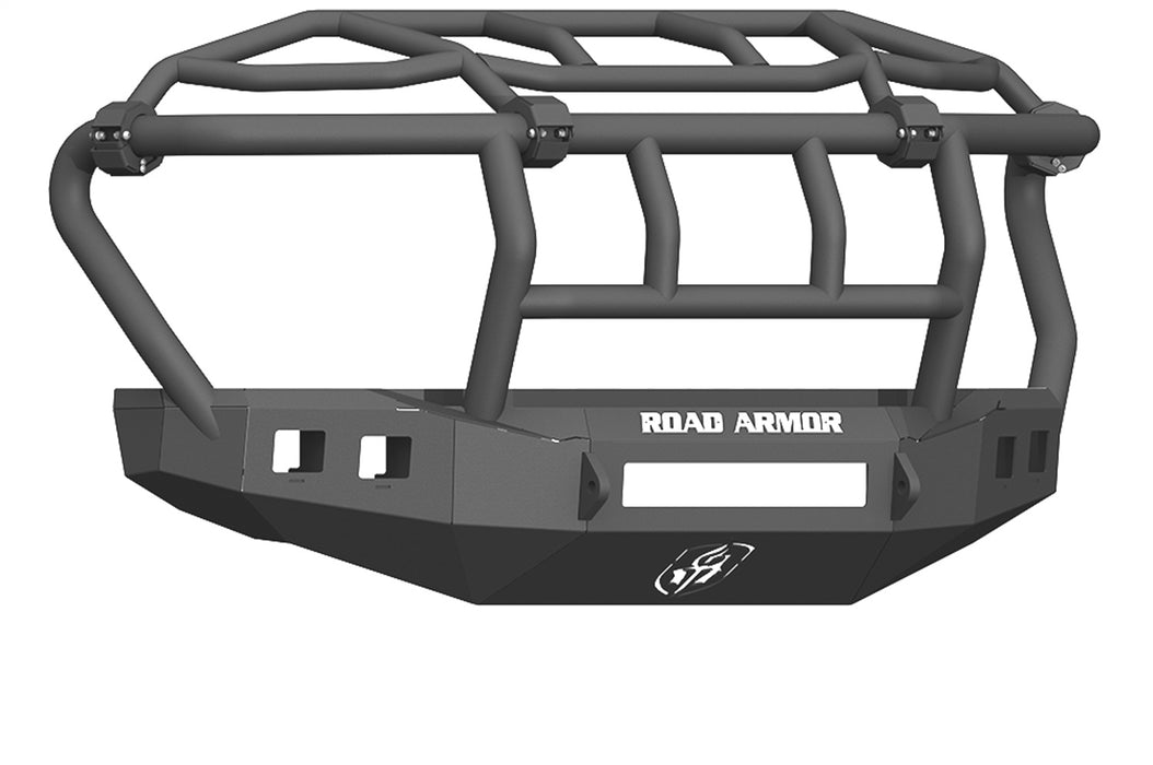 Road Armor 617F3B-NW Stealth Non-Winch Front Bumper; Intimidator Guard; Satin Black; - Truck Part Superstore