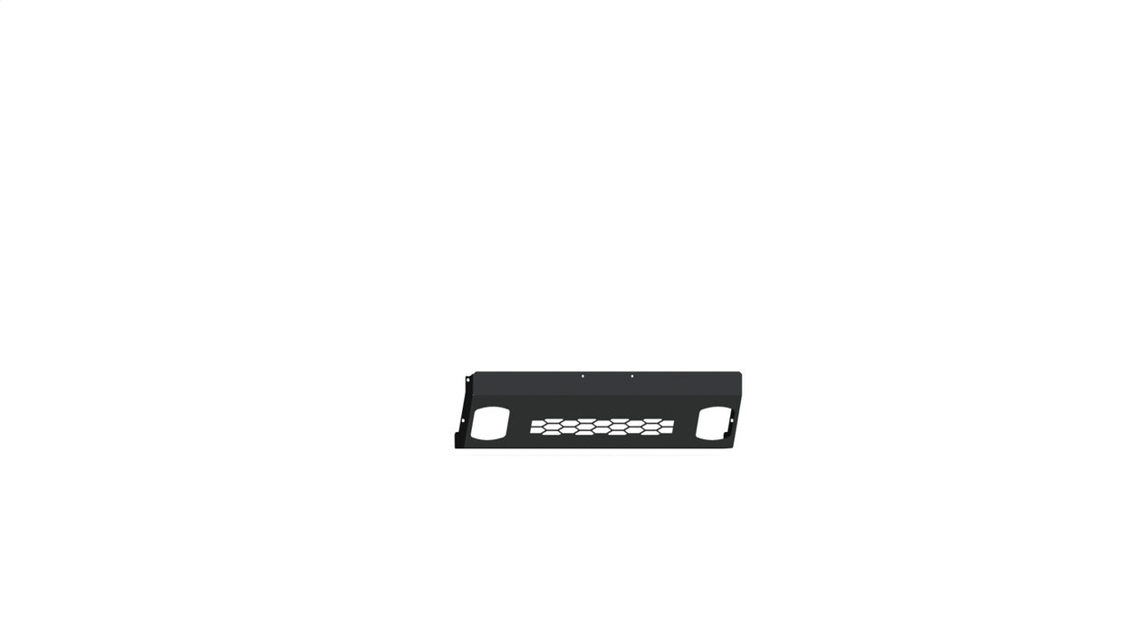Road Armor 6181V-NWP Vaquero Replacement Winch Mount Cover; Front; Satin Black; - Truck Part Superstore