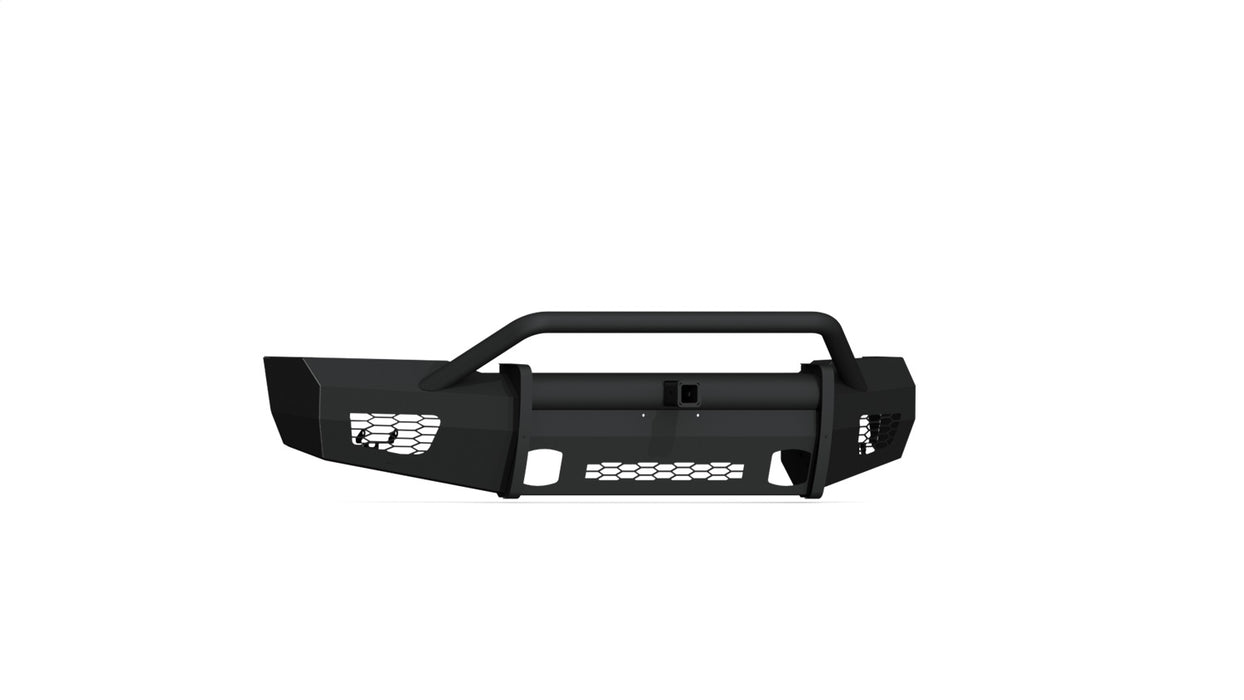 Road Armor 6181VF24B Vaquero Non-Winch Front Bumper; Pre-Runner Guard; 2 in. Receiver; Satin Black; - Truck Part Superstore