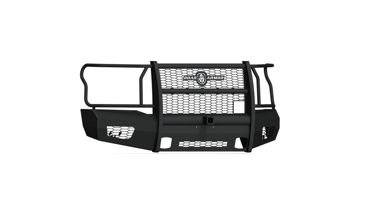 Road Armor 6181VF26B Vaquero Non-Winch Front Bumper; Full Guard; 2 in. Receiver; Satin Black; - Truck Part Superstore