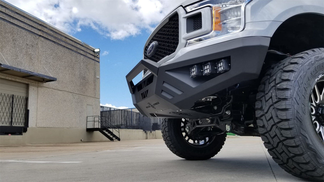 Road Armor 6181XF0B Spartan Front Bumper; Texture Black; - Truck Part Superstore