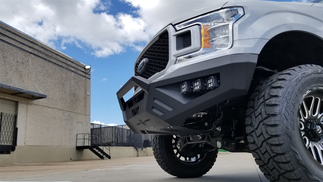 Road Armor 6181XF0B Spartan Front Bumper; Texture Black; - Truck Part Superstore