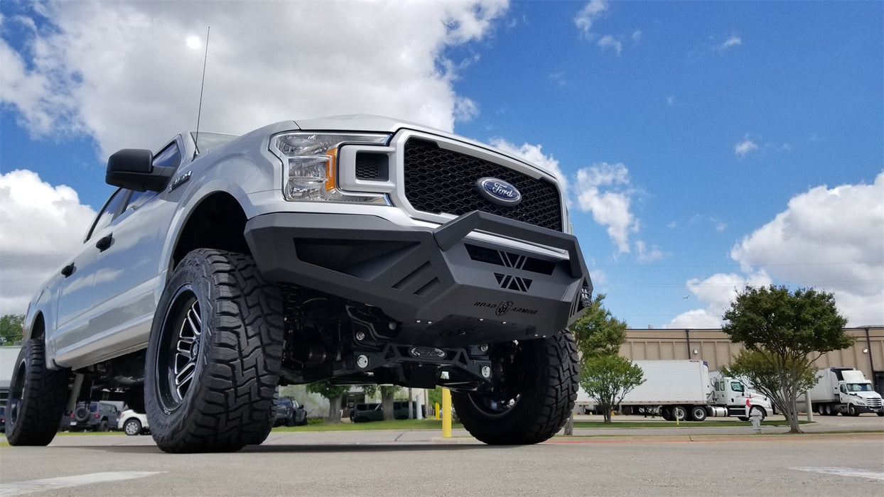 Road Armor 6181XF0B Spartan Front Bumper; Texture Black; - Truck Part Superstore