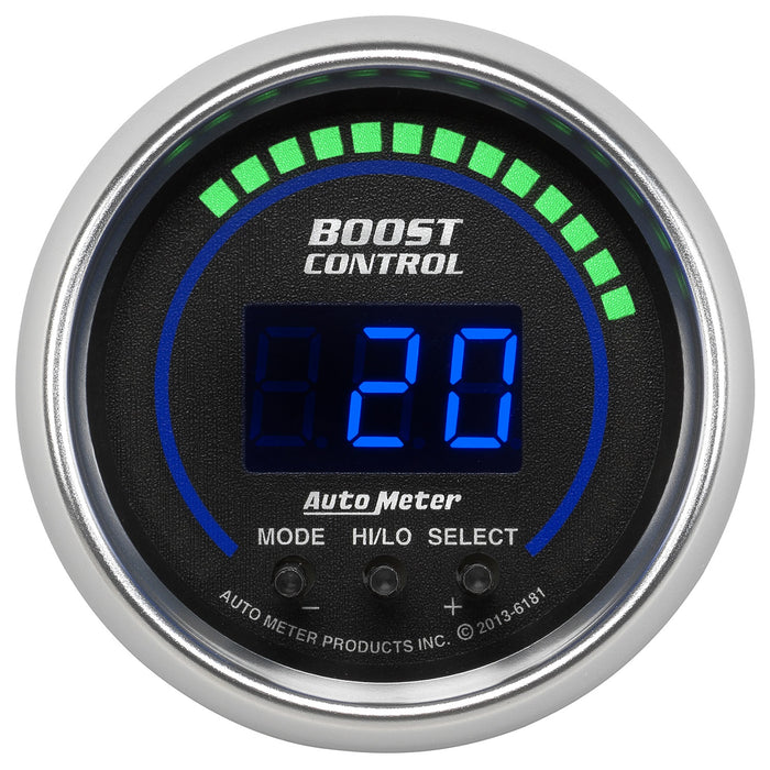 AutoMeter 6181 GAUGE; BOOST CONTROLLER; 2 1/16in.; 30INHG-30PSI; INCL. SOLENOID; DIGITAL; COBAL - Truck Part Superstore
