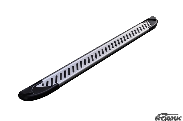 Romik 61822418 2016-Present Nissan Titan King Cab Running Boards RAL-TS Side Steps Silver Romik - Truck Part Superstore