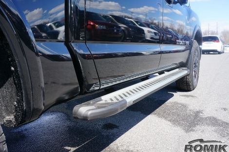 Romik 61822418 2016-Present Nissan Titan King Cab Running Boards RAL-TS Side Steps Silver Romik - Truck Part Superstore