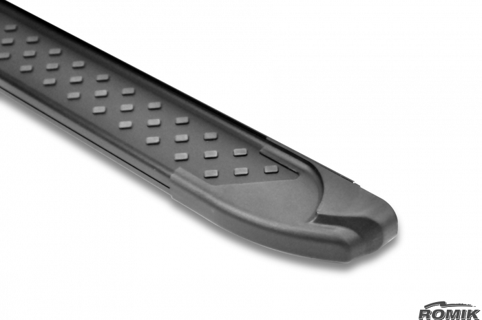 Romik 61824419 2021-Present Nissan Rogue RAL-B Running Board Black Romik - Truck Part Superstore