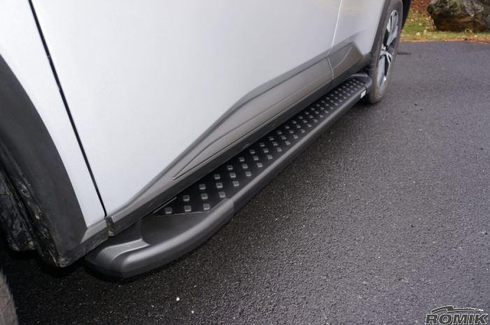 Romik 61824419 2021-Present Nissan Rogue RAL-B Running Board Black Romik - Truck Part Superstore