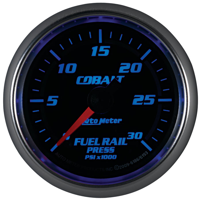 AutoMeter 6186 GAUGE; RAIL PRESSURE (RAM 5.9L); 2 1/16in.; 30KPSI; DIGITAL STEPPER MOTOR; COBAL - Truck Part Superstore