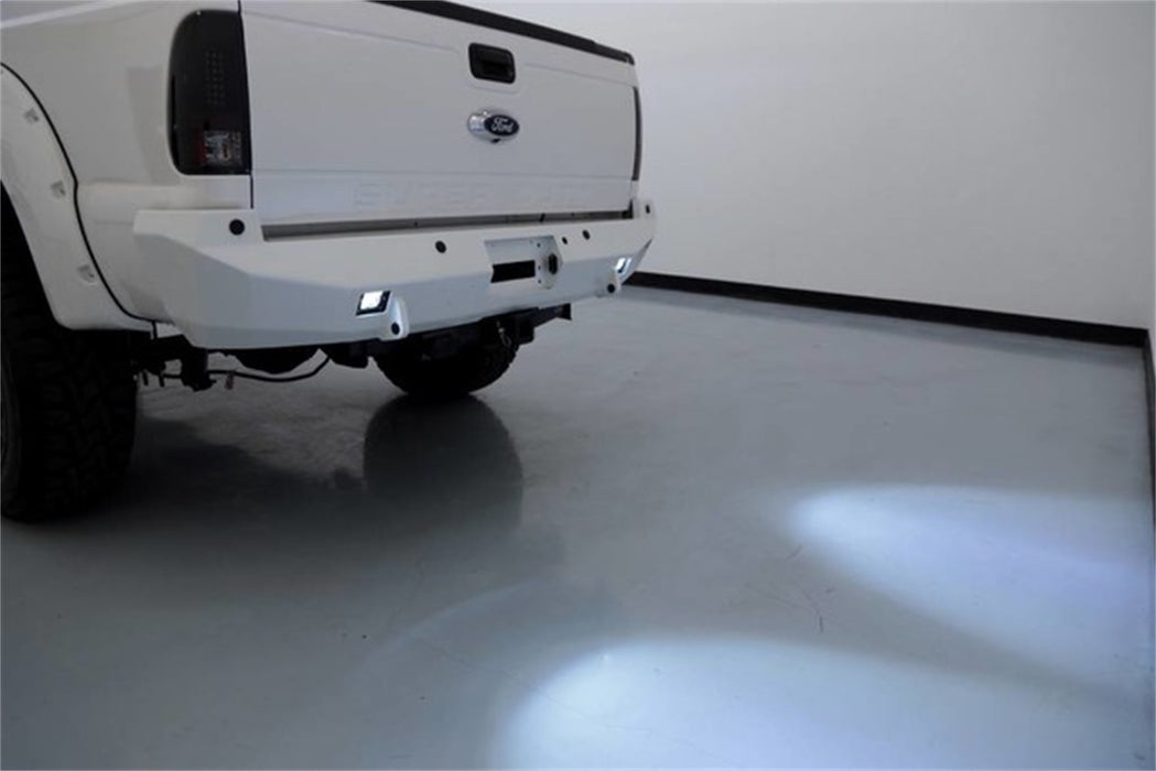 Road Armor 618S0B Stealth Winch Rear Bumper; w/Sensor Holes; Steel; Satin Black; - Truck Part Superstore