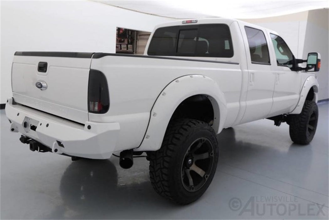 Road Armor 618S0B Stealth Winch Rear Bumper; w/Sensor Holes; Steel; Satin Black; - Truck Part Superstore