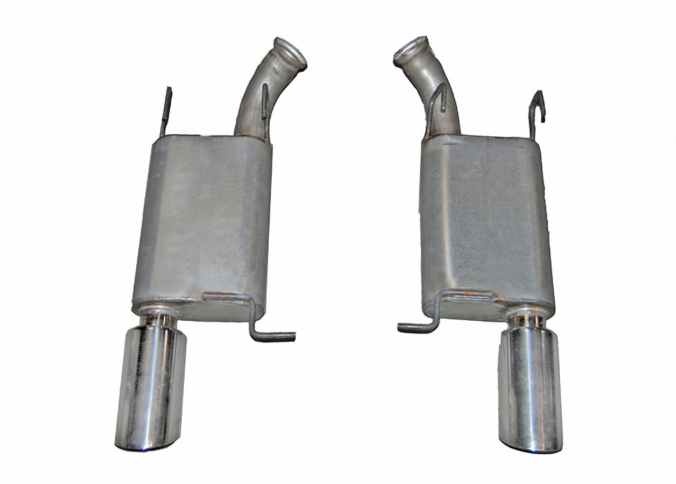 Gibson Performance Exhaust 619012 Axle Back Dual Exhaust System; Stainless - Truck Part Superstore