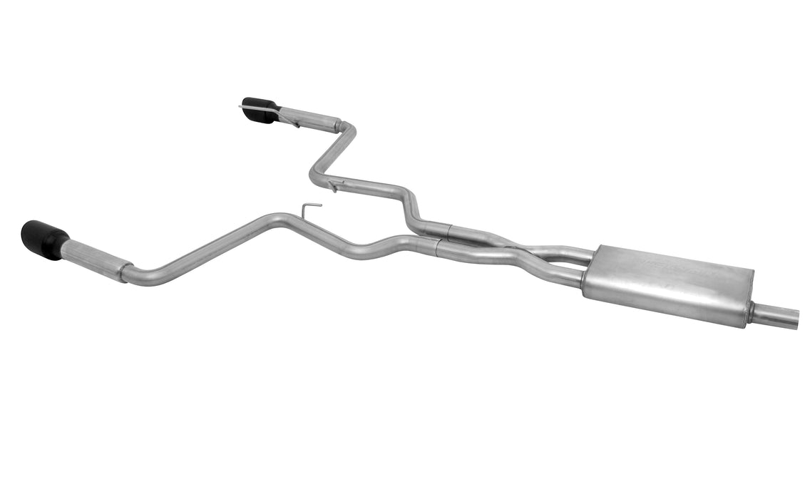 Gibson Performance Exhaust 619014-B Cat-Back Dual Exhaust System; Black Ceramic - Truck Part Superstore