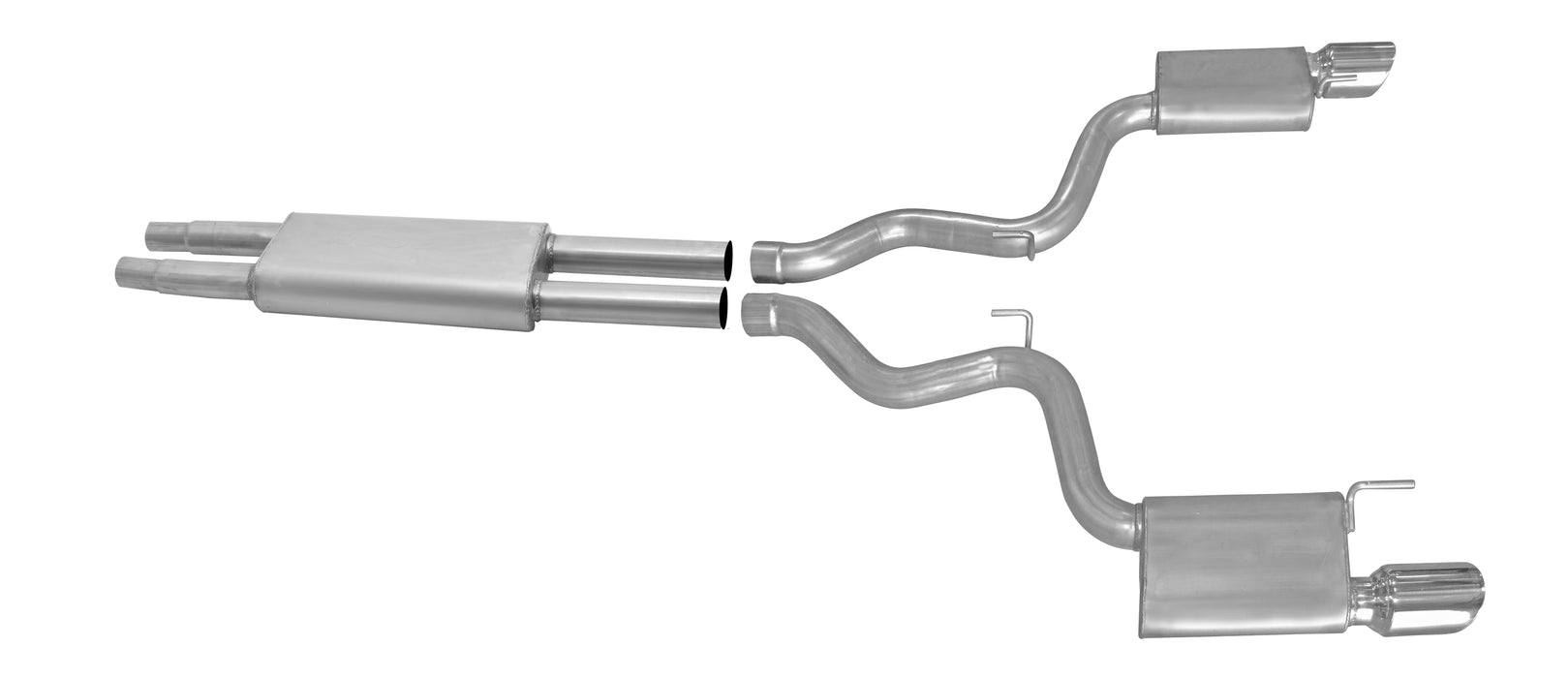 Gibson Performance Exhaust 619015 Cat-Back Dual Exhaust System; Stainless - Truck Part Superstore