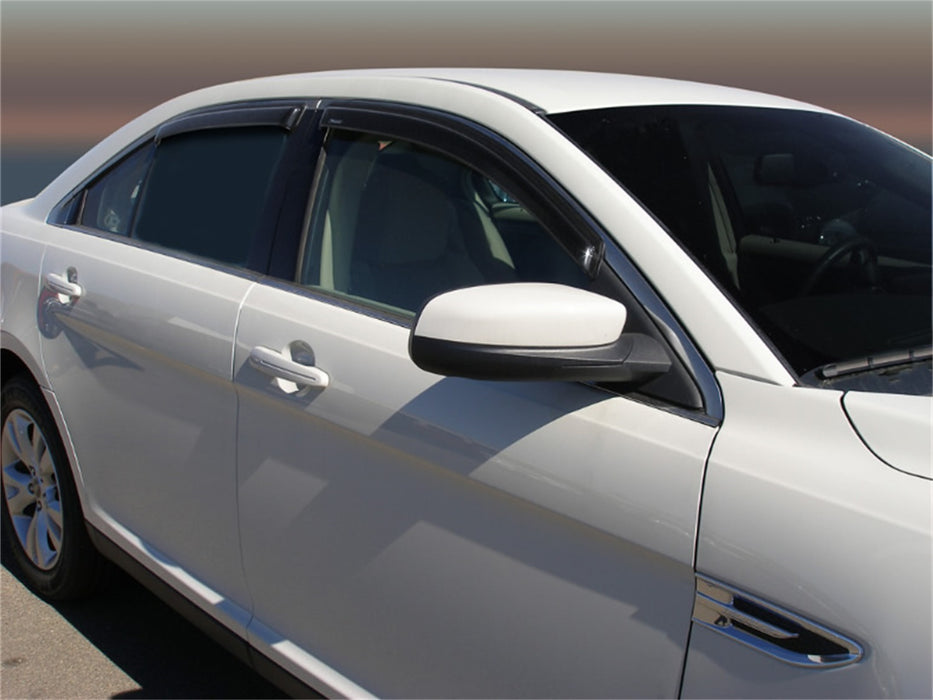 Stampede 6191-2 Tape-Onz™ Sidewind Deflector 4 pc.; Smoke; - Truck Part Superstore