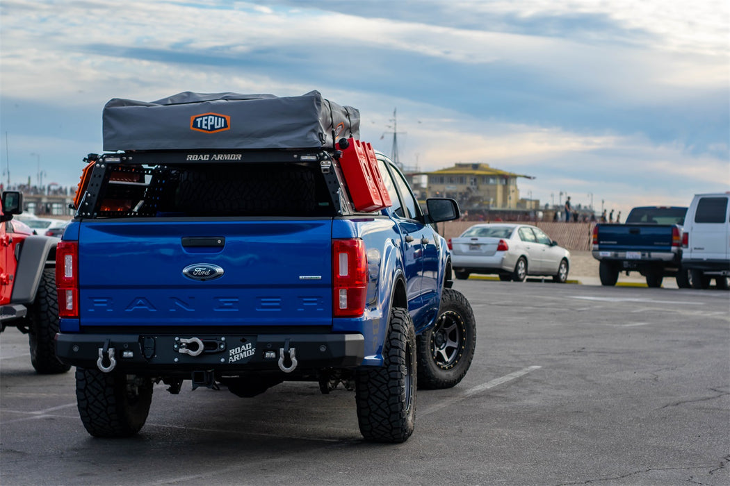 Road Armor 6191R0B Stealth Non-Winch Rear Bumper; Texture Black; - Truck Part Superstore